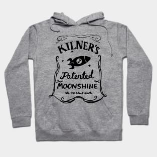 Kilner's Patented Moonshine label (black outline) Hoodie